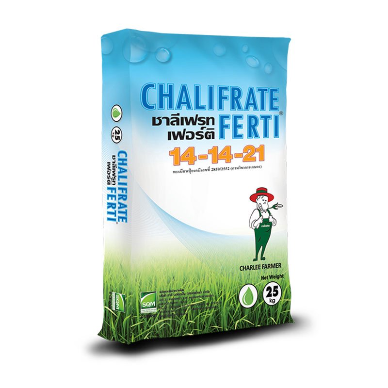 ปุ๋ยเกล็ด14-14-21ชาลีเฟรท1KG*25