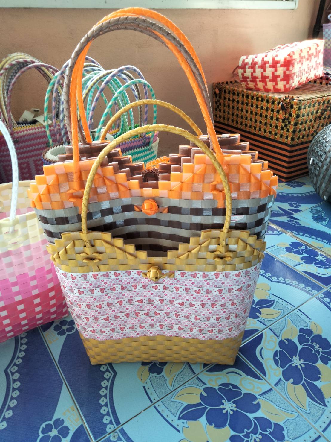 กระเป๋าสานเส้น(ใบเล็ก)