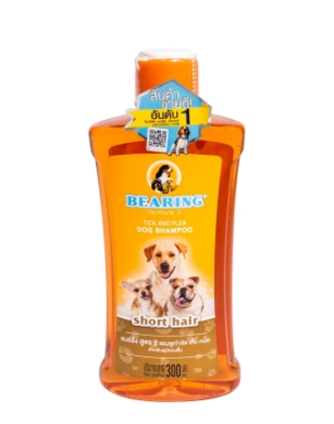 ชพ.กำจัดเห็บหมัดแบร์ริ่ง300MLสำหรับสุนัขขนสั้น
