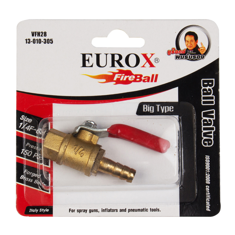 บอลวาล์วEUROX2หุน(เมีย-ปลา)