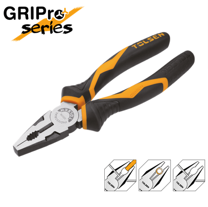 คีมปากจิ้งจกTOLSEN6"10015