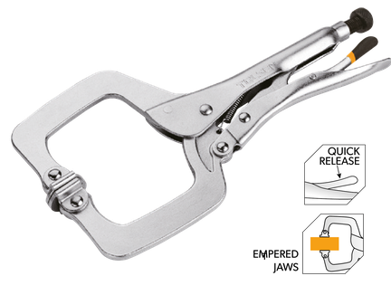 คีมล็อคตัวC TOLSEN11"#10056