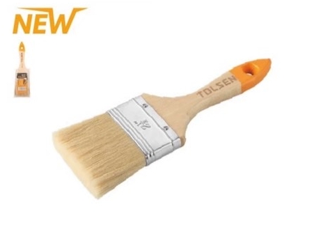 แปรงทาสีTOLSEN1 1/2"ด้ามไม้โอ๊ค#40122