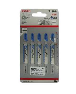 ใบเลื่อยจิ๊กซอ BOSCHT118A