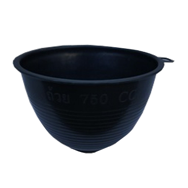 ถ้วยยางดำ50ออนซ์1500CC*100