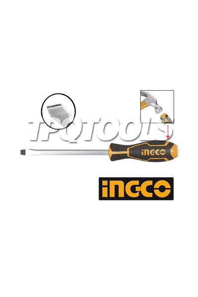 ไขควงปากแฉกINGCOแบบตอก#HGTS68PH2150*12