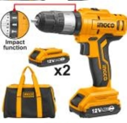 สว่านกระแทกไร้สายแบตฯINGCO12V #CIDLI1222