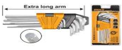 ปจ.หกเหลี่ยม 9 ชิ้น INGCO #HHK11092*6