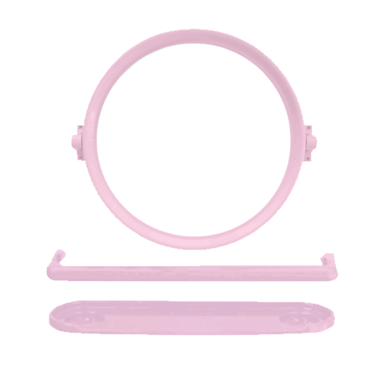 กระจกกลมSET3ชมพูSK03-201SP