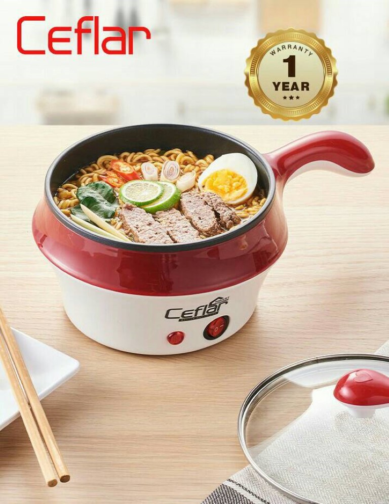 หม้อต้มไฟฟ้า แดง CEFLAR1.5L CSH-10*24