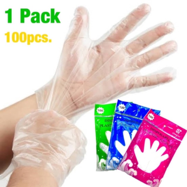 ถุงมือพลาสติก100ชิ้น*12