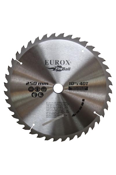 ใบมีดวงเดือนEUROX10X40T*25