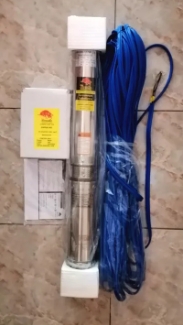 ป.บาดาลรู2"11ใบพัด+กล่องควายเหล็ก 4"2HPZB-100QJD11-1.5EXTRA 