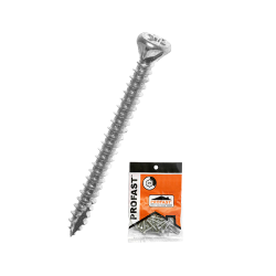 (50ตัว)สกรูไม้ฝาปลายแหลมPF 7X45