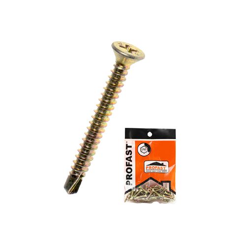 (50ตัว)สกรูปลายสว่านPF 8X11/4"