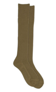 ถุงเท้าไนล่อนด็อกเตอร์สีกากี