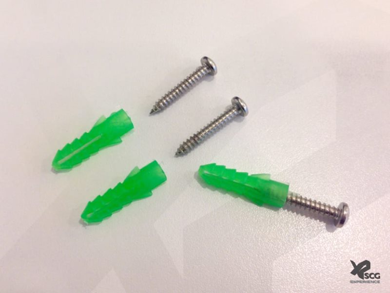 พุกพลาสติก+สกรูเขียว TITAN#8*15