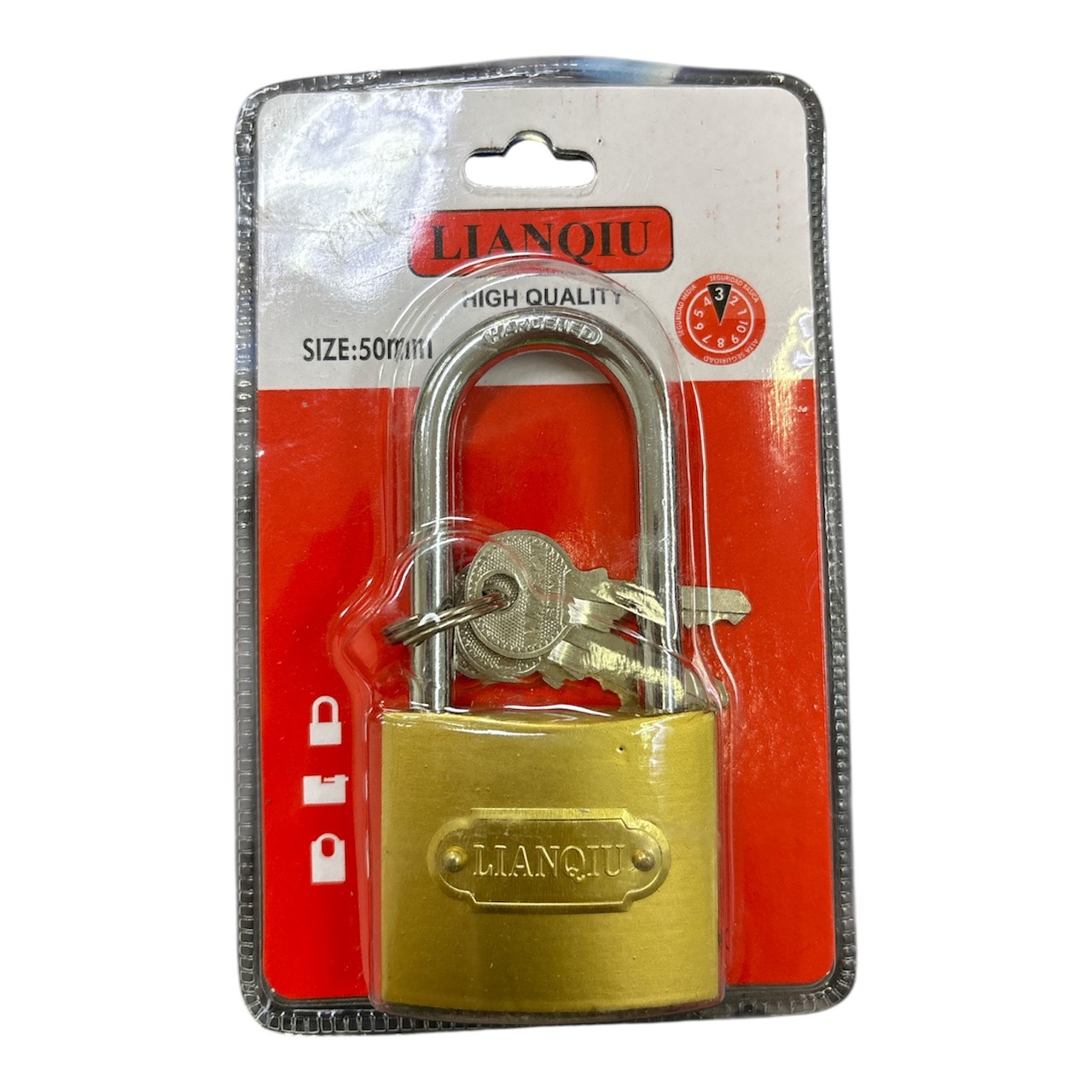 มกจ.คอยาวสปริงทองLIANQIU50MM