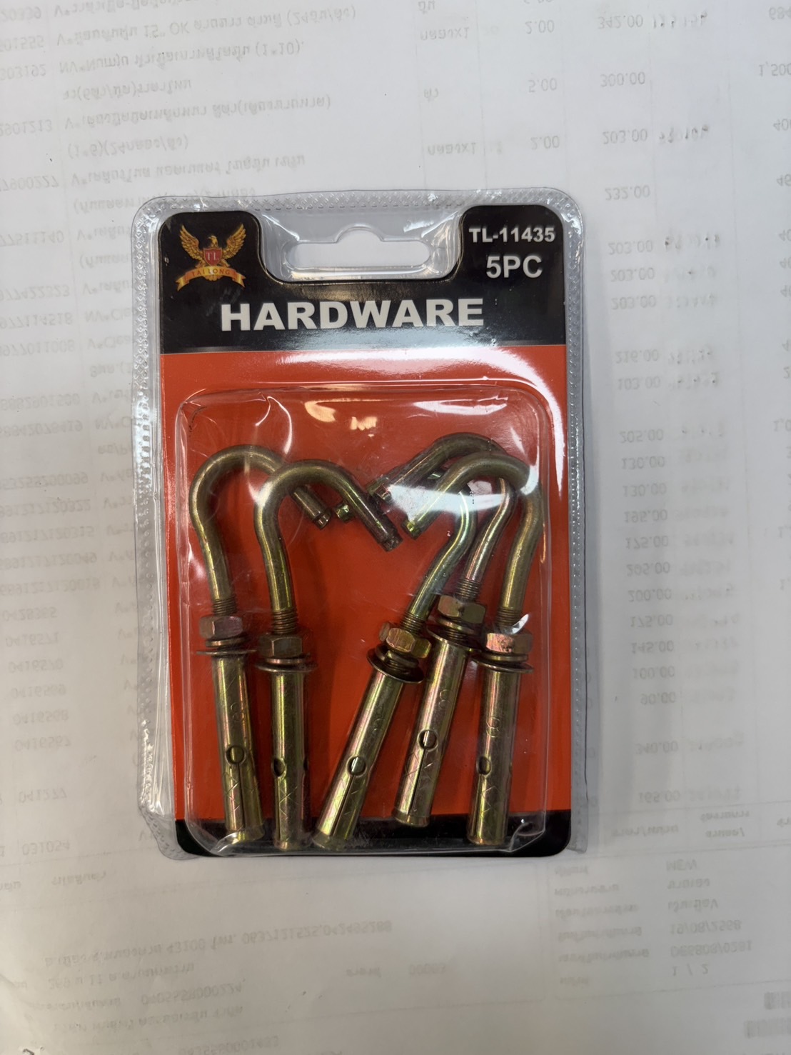 พุกเหล็กหัวตะขอTL-11435