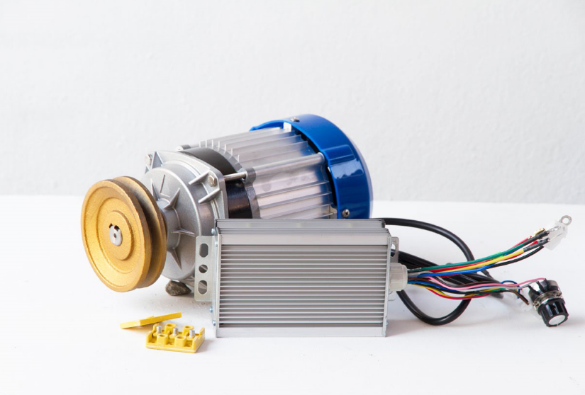 มต.บัสเลส500W+มูเล่ย์4"