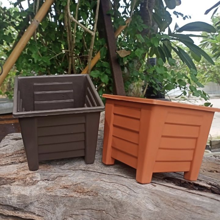 กถ.สี่เหลี่ยมแบบระแนงคละสี 4"