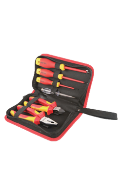 ชุดคีมไขควงหุ้มฉนวนTOLSEN#VDE1000V SET6  V83306*10