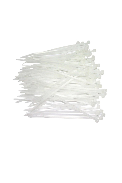 เคเบิ้ลไทร์สีขาว120ชิ้น150MM.