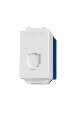 เต้ารับสายโทรศัพท์ขาว (2166)