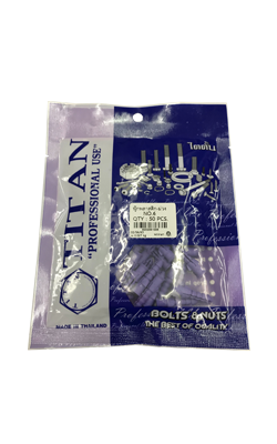 พุกพลาสติกม่วงTITAN#6*50