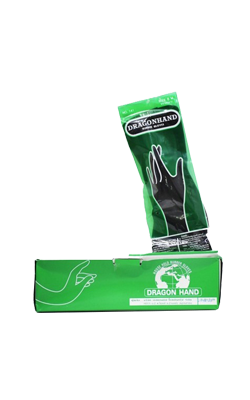 ถุงมือดำดราก้อน(ปลีก)
