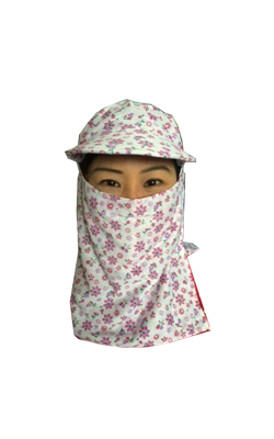 หมวกผ้าคลุมหน้า*100