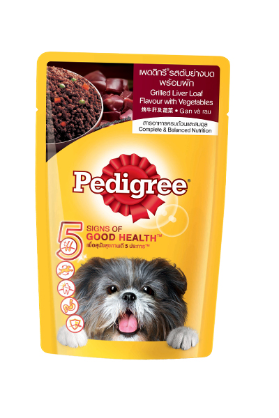 เพาซ์เพดดีกรี130Gตับย่างบดพร้อมผัก*12