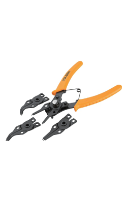 คีมหนีบถ่างแหวนTOLSEN 6"เปลี่ยนหัวSET4 10100*6