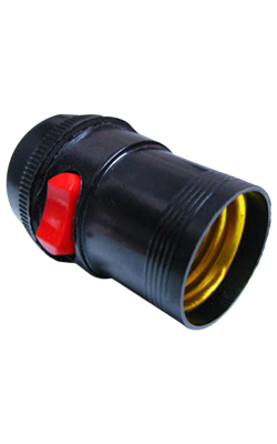 ขั้วเกลียวมีสวิตช์E27