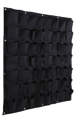 กระเป๋าแขวนผนังสำหรับปลูกต้นไม้72ปาก