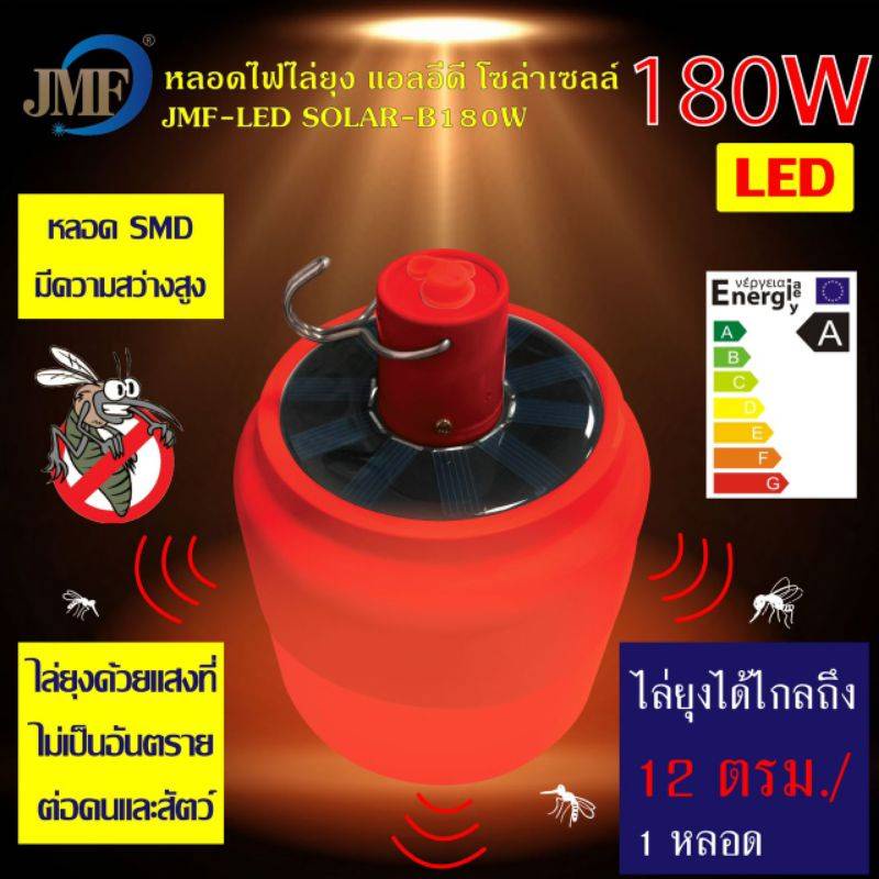 หลอดไฟไล่ยุงโซล่าฯ JMF180W
