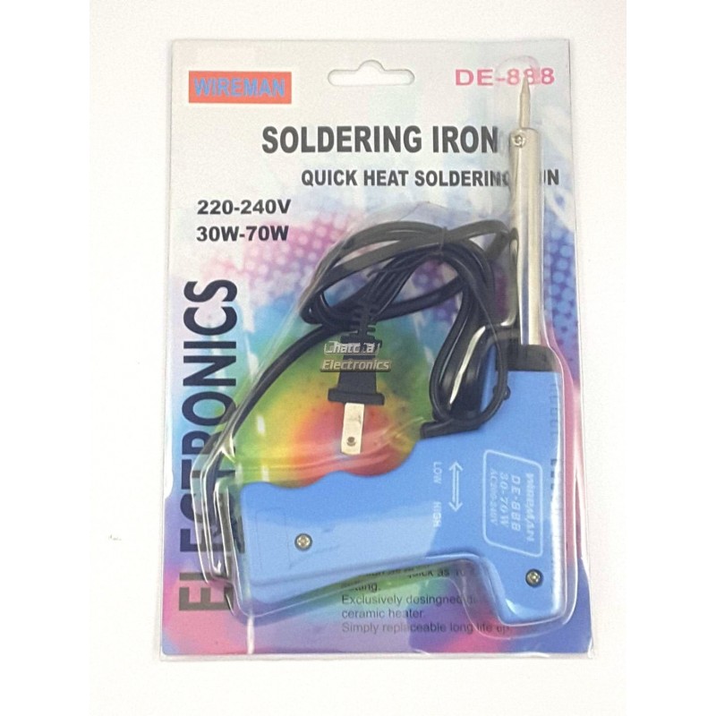 หัวแร้งด้ามปืนฟ้าWIREMANDE-888