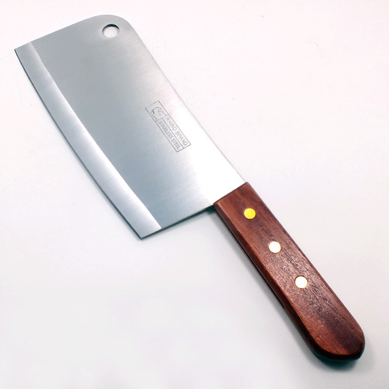 มีดสับด้ามไม้ใหญ่