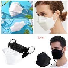 หน้ากากอนามัยดำ/ขาว KF94(ล)SET10