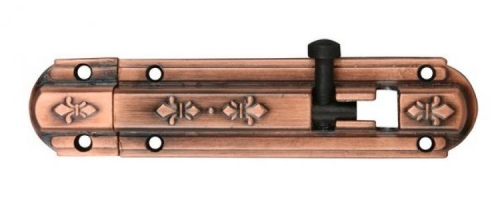 กลอนซิงค์DRACO 4"100MMลายลูกเสือ*2