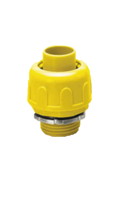 ข้อต่อตรงลูกฟูกร้อยสายเหลือง SCG3/4"(20MM)