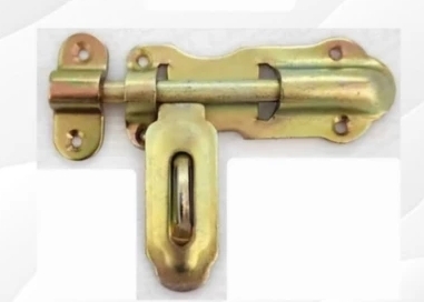 กลอนประตูรั้วเหล็ก4"(ขวา)