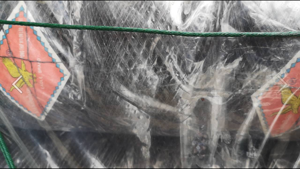 เชือกทอเสื่อดำ500G*8