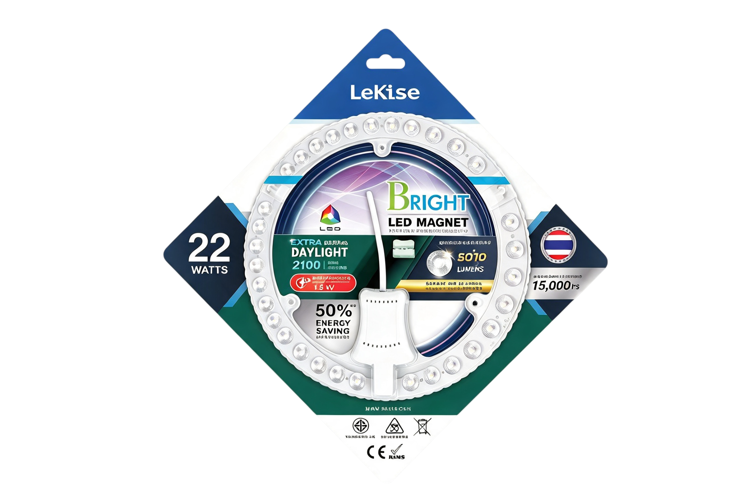 หลอดไฟเพดานLED DL LEKISE 22W EXD BRIGHT