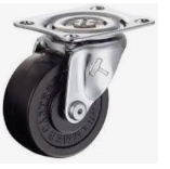 ล้อยางลูกปืนแป้นหมุนมีเบรคLEON 3"*20