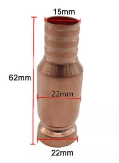 หัวดูดน้ำมันทองแดง4หุน1/2"Audi
