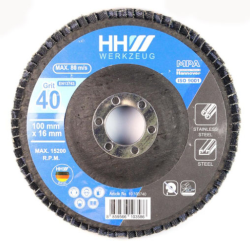 ผ้าทรายซ้อนหลังแข็งHHW 4"เบอร์40 #100740  