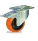 ล้อโพลีแป้นหมุนมีเบรคLEON5"*10